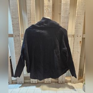 Planet By Lauren G- Cozy Black Knit Sweater Turtle Neck